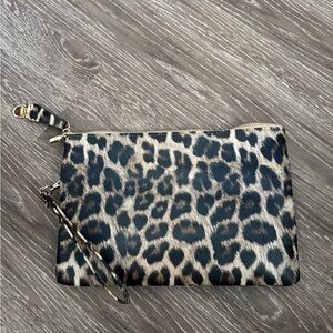 Leopard Print Clutch Bag